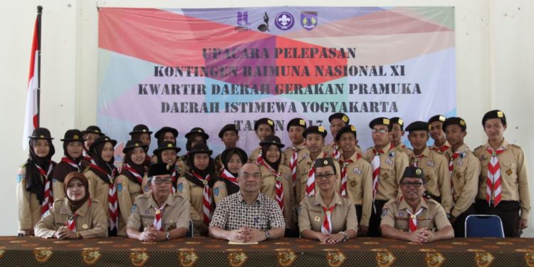 Kwarda Pramuka DIY Berangkatkan Satu Kontingen Ke Raimunas XI 2017
