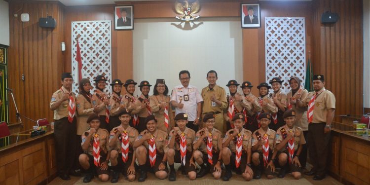 Gudep 03027-03028 SMPN 1 Kota Yogyakarta Wakili Kwarda Pramuka DIY dalam LT-V 2017