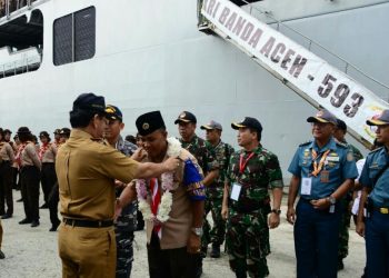 Peserta Pelantara VII Sail Sabang 2017 Merapat di Dermaga Batu Ambar, Belawan