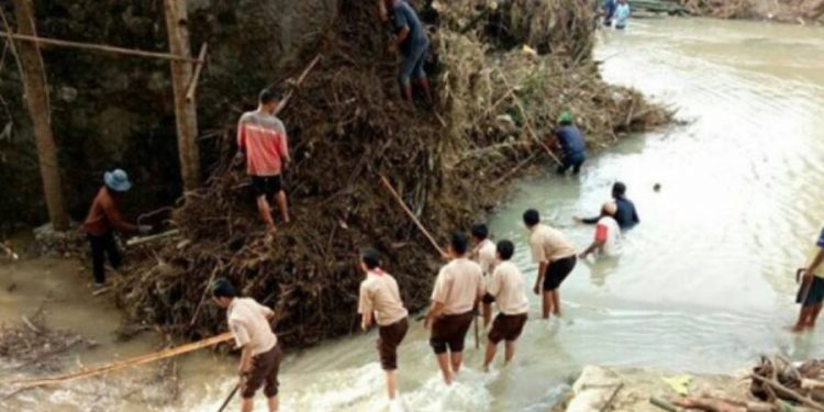 Dokumentasi Aksi Pramuka peduli Kwarcab Gunungkidul
