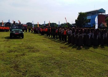 Pramuka Ikut Serta dalam Apel Hari Kesiapsiagaan Bencana Nasional di Lapangan Panahan Yogyakarta