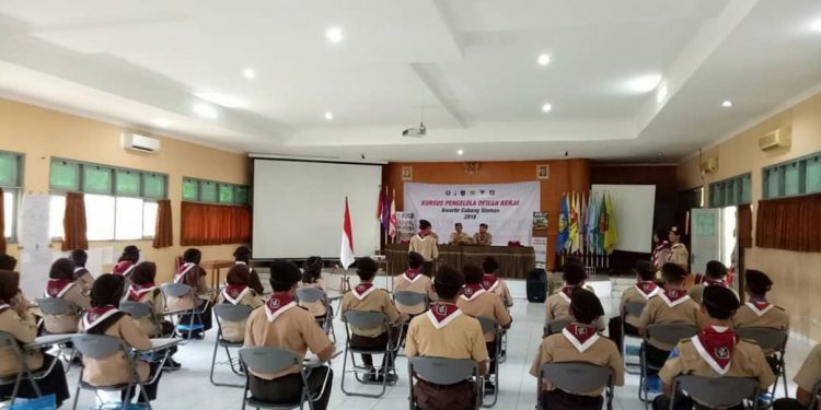 Selama 4 Hari Peserta Antusias Mengikuti Materi KPDK Kwarcab Sleman