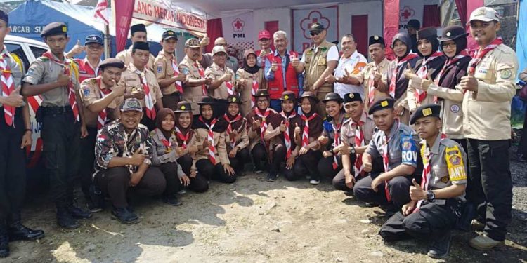 FOTO : Kunjungan Tim Kwarda DIY di Posko Tempel dan Posko Prambanan