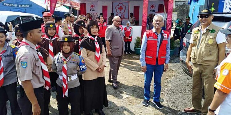 FOTO : Kunjungan Tim Kwarda DIY di Posko Tempel dan Posko Prambanan