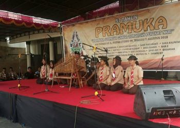 Penampilan Pramuka DIY Meriahkan Gelar Kreasi dan Eksibisi Kepramukaan Hari Pramuka ke-57