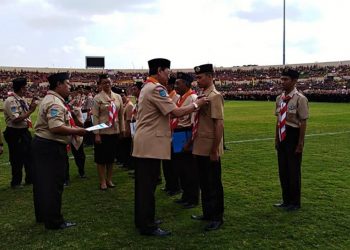 FOTO – Apel Besar Hari Pramuka ke-57 Kwarda DIY