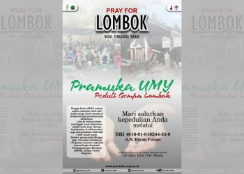 Pramuka UMY Peduli Gempa Lombok