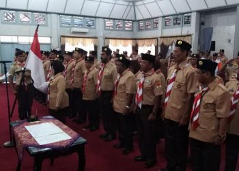 Pelantikan Majelis Pembimbing, Lembaga Pemeriksa Keuangan, dan Pengurus Kwarcab Gunungkidul