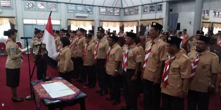 Pelantikan Majelis Pembimbing, Lembaga Pemeriksa Keuangan, dan Pengurus Kwarcab Gunungkidul