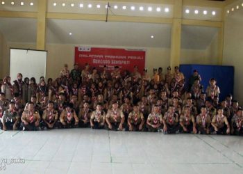 Kak Sri Purnomo Membuka Diklatsar Pramuka Peduli Bergodo Senopati Kwarcab Sleman