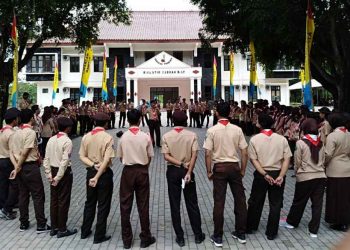 FOTO : Perkemahan Perkemahan Pengawas Pemilu Partisipatif Pramuka DIY