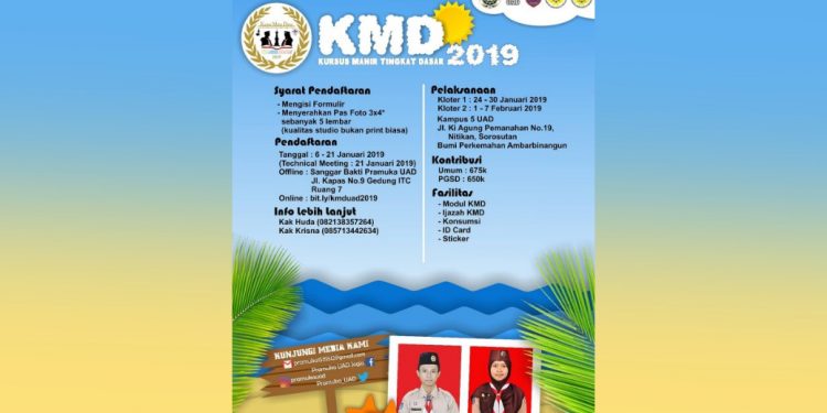 Akhir Januari 2019, Pramuka UAD Selenggarakan Kursus Mahir Tingkat Dasar