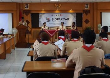 Kak Arif Haryono Membuka Sidparcab Kwarcab Sleman 2019