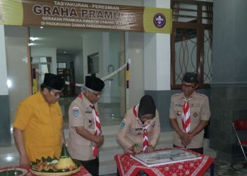 Wakil Bupati Sleman Resmikan Graha Pramuka Kwarcab Sleman