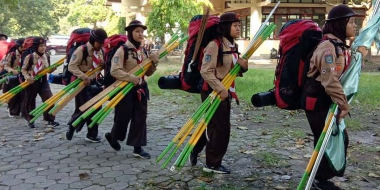 10 Regu Penggalang se-Kwarcab Kota Yogyakarta Ramaikan Lomba Galang Bahari 2019