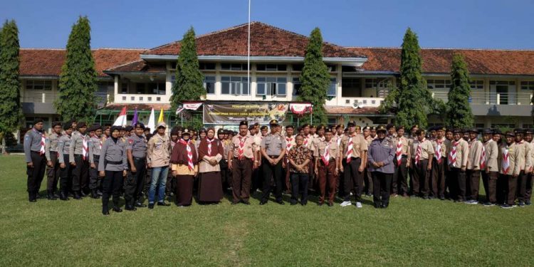 Saka Bhayangkara Kwarran Seyegan Menggelar Diksar dan Penempuhan Brevet Gelombang VIII