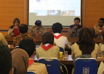 Perwakilan Pembina dan Dewan Ambalan se-Kwarcab Sleman Ikuti Sosialisasi Saka Pariwisata Kwarcab Sleman