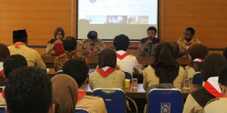 Perwakilan Pembina dan Dewan Ambalan se-Kwarcab Sleman Ikuti Sosialisasi Saka Pariwisata Kwarcab Sleman