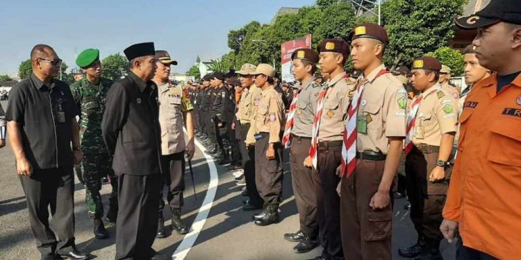 Kwarcab Kota Yogyakarta Ikuti Apel Gelar Pasukan Operasi Ketupat Progo 2019