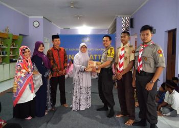 Saka Bhayangkara Kulon Progo Buka Bersama Anak-anak Panti Asuhan Ibnu Fattah