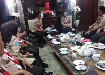 Pertemuan Kwarda DIY dan Kwarda Jateng