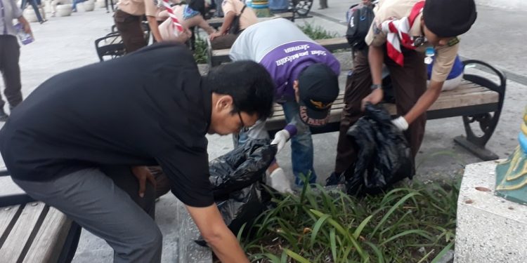 Saka Pariwisata DIY Berpartisipasi dalam Karya Bakti Lebaran Pesona Mudik Jogja 2019