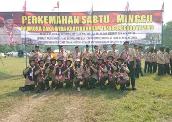Saka Wira Kartika Kwarcab Kulon Progo Ikuti Kemah Besar Saka Wira Kartika Kodam IV Diponegoro