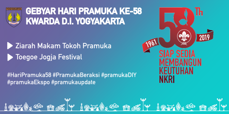 Rangkaian Agenda Gebyar Hari Pramuka ke-58 Kwarda DIY