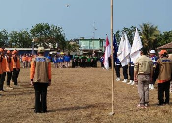 Peserta EDT 2019 Ikuti Apel Serah Terima Pataka dari Kabupaten Gunungkidul ke Kabupaten Bantul