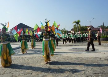 Peserta KBPJ 2019 Sub Camp Kulon Progo Disambut Penari-Penari Cantik