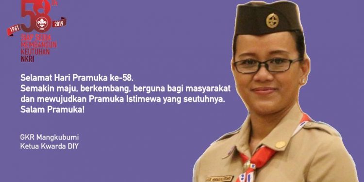 Harapan dan Pesan Kak GKR Mangkubumi di Hari Pramuka ke-58