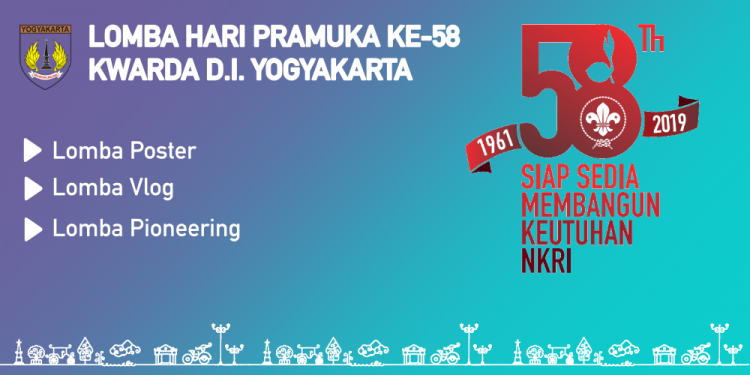 Ikuti Lomba Poster, Vlog, dan Pioneering Dalam Rangka Hari Pramuka ke-58 Kwarda DIY