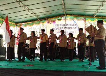 Pelantikan Pinsaka dan Temu Saka Pariwisata Kwarcab Bantul 2019