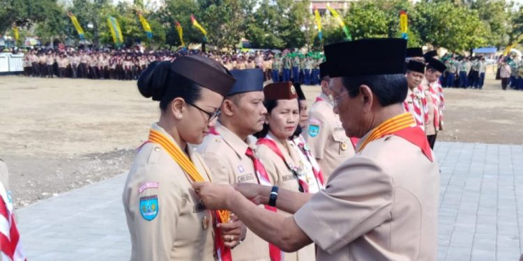 Inilah Penerima Tanda Penghargaan Lencana Melati dan Lencana Darmabakti dalam Apel Besar Hari Pramuka ke-58