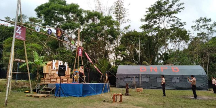 Ka Kwarcab Sleman Ajak Peserta Kemah Bela Negara 2019 Merenungkan Kembali Isi Trisatya