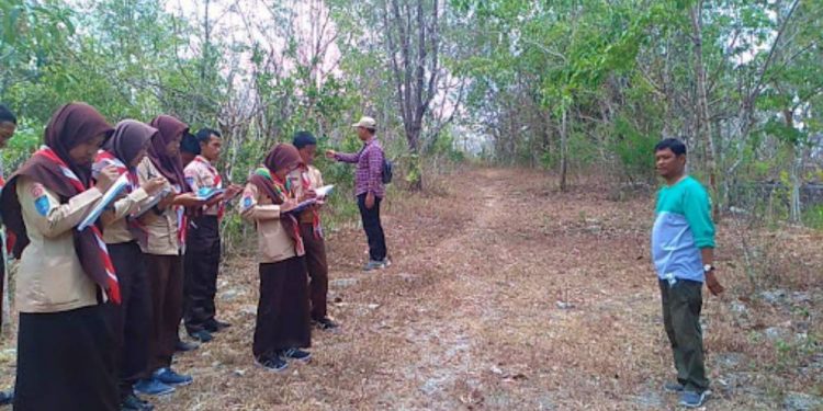 Saka Wanabakti Kwarcab Gunungkidul Observasi di Stasiun Flora Fauna (SFF) Bunder
