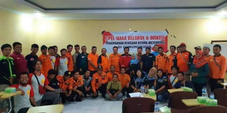Pramuka Peduli Kwarcab Gunungkidul Ikuti Apel Siaga Relawan dan Diskusi Penanggulangan Bencana