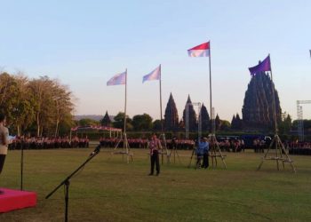 FOTO : Pembukaan Kemah Wilayah Pramuka Sako SIT Tahun 2019 di Prambanan