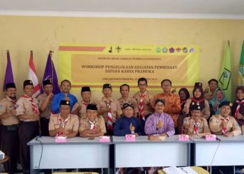 Kwarcab Gunungkidul Selenggarakan Workshop Pengelolaan Kegiatan Pembinaan Saka Dukung Pencapaian Kabupaten Layak Anak