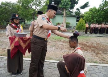 Dandim 0730 Gunungkidul Kukuhkan Anggota Saka Wira Kartika Angkatan XI