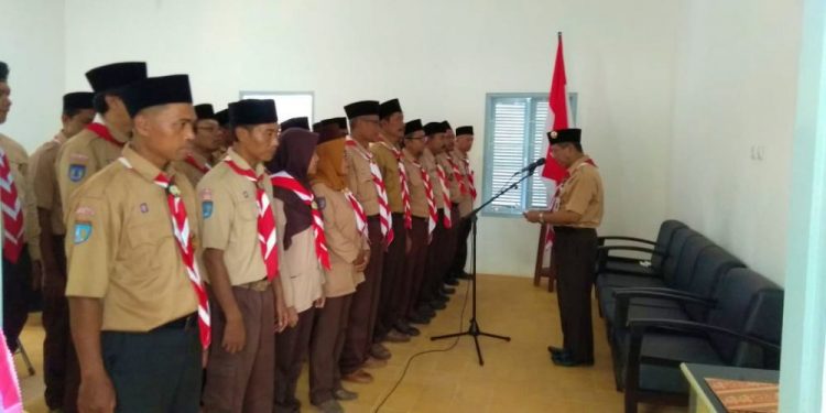 Kak Bahron Rasyid Kukuhkan Mabi dan Pinsaka Wanabakti Cabang Gunungkidul