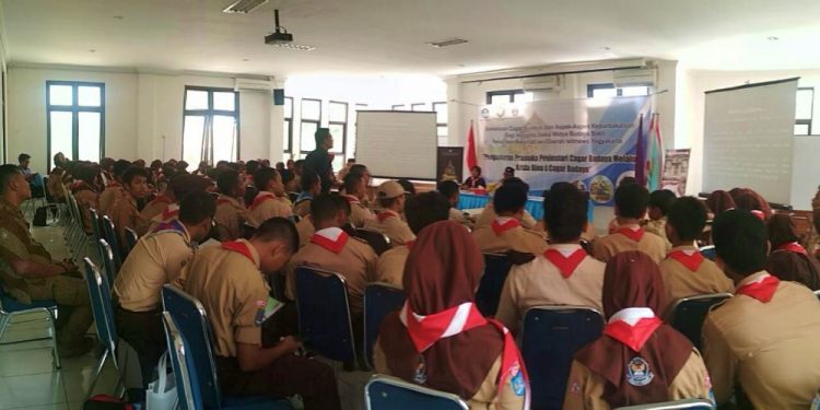 Puluhan Anggota Saka Widya Budaya Bakti Ikuti Sosialisasi Cagar Budaya dan Aspek-Aspek Kepurbakalaan