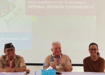 Kak GKR Mangkubumi Menyambut Kunjungan Pramuka New Caledonia di Kwarda DIY