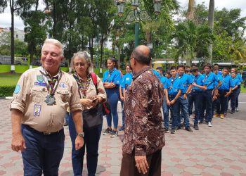 FOTO : Kunjungan Pramuka New Caledonia di Balaikota Kota Yogyakarta
