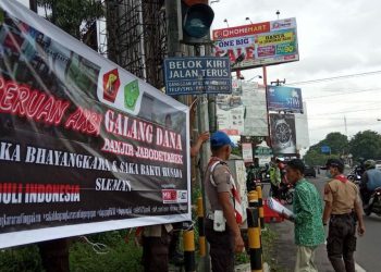 Saka Bhayangkara dan Saka Bakti Husada Kwarcab Sleman Berhasil Kumpulkan Dana 6 Juta Rupiah untuk Membantu Korban Banjir Jabodetabek