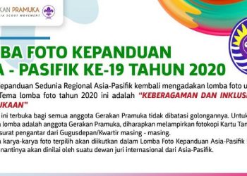 Ikuti Lomba Foto Kepanduan Asia-Pasifik ke-19 Tahun 2020