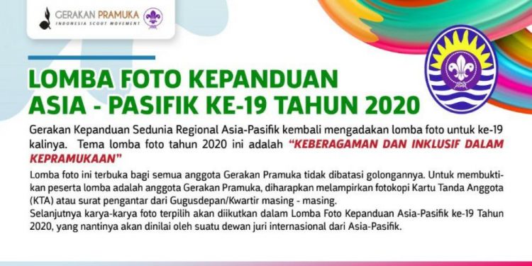 Ikuti Lomba Foto Kepanduan Asia-Pasifik ke-19 Tahun 2020