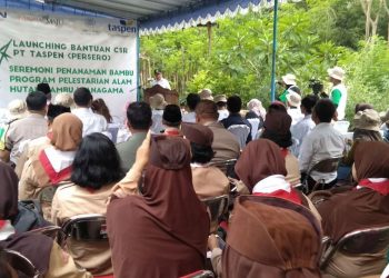 Kwarda DIY Hadiri Launching Seremoni Pengembangan Hutan Bambu Wanagama di Gunungkidul