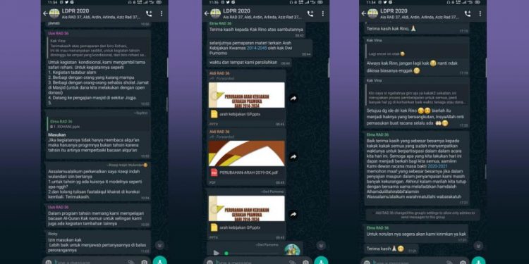 Pramuka UAD Selenggarakan Latihan Dasar Pengelolaan Racana secara Online