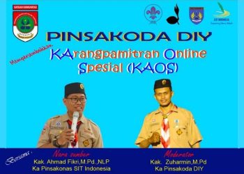 Satuan Komunitas Pramuka SIT Yogyakarta Gelar Karang Pamitran Online
